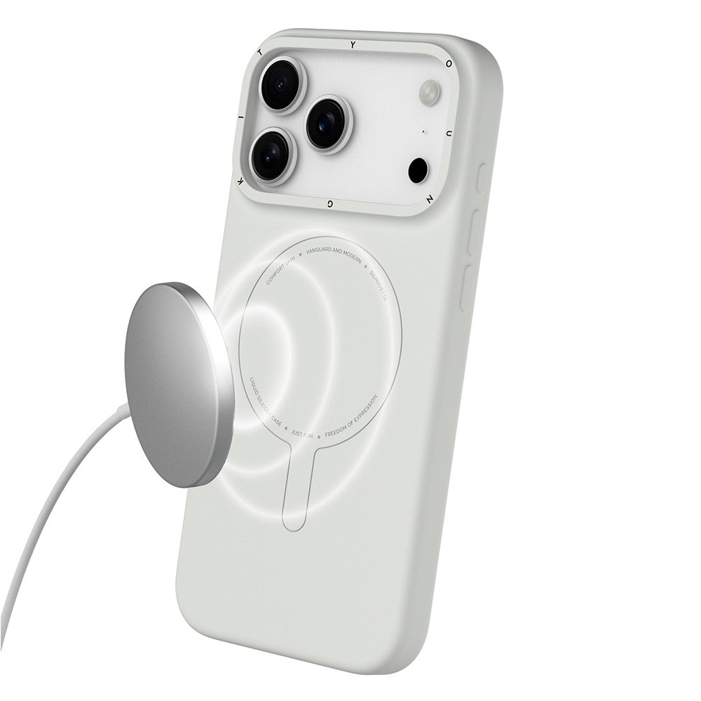 Apple iPhone 18 Pro Kılıf M-Safe Şarj Özellikli Youngkit Morandi Serisi Kapak