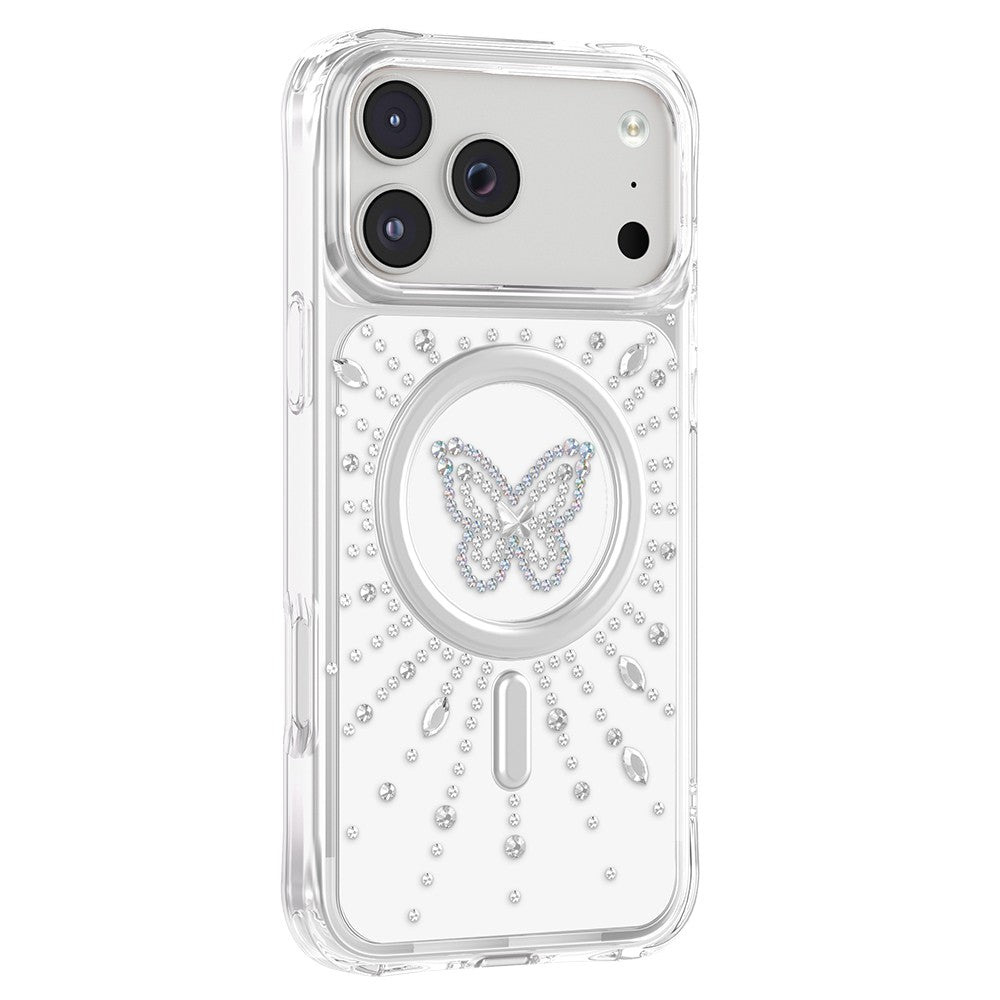 Apple iPhone 18 Pro Kılıf M-Safe Şarj Özellikli Zore Paris Mova Sert PC Kapak