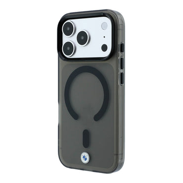Apple iPhone 18 Pro Max Kılıf BMW Orjinal Lisanslı M-safe Şarj Özellikli Metal Logolu Buzlu IML Baskılı Kapak