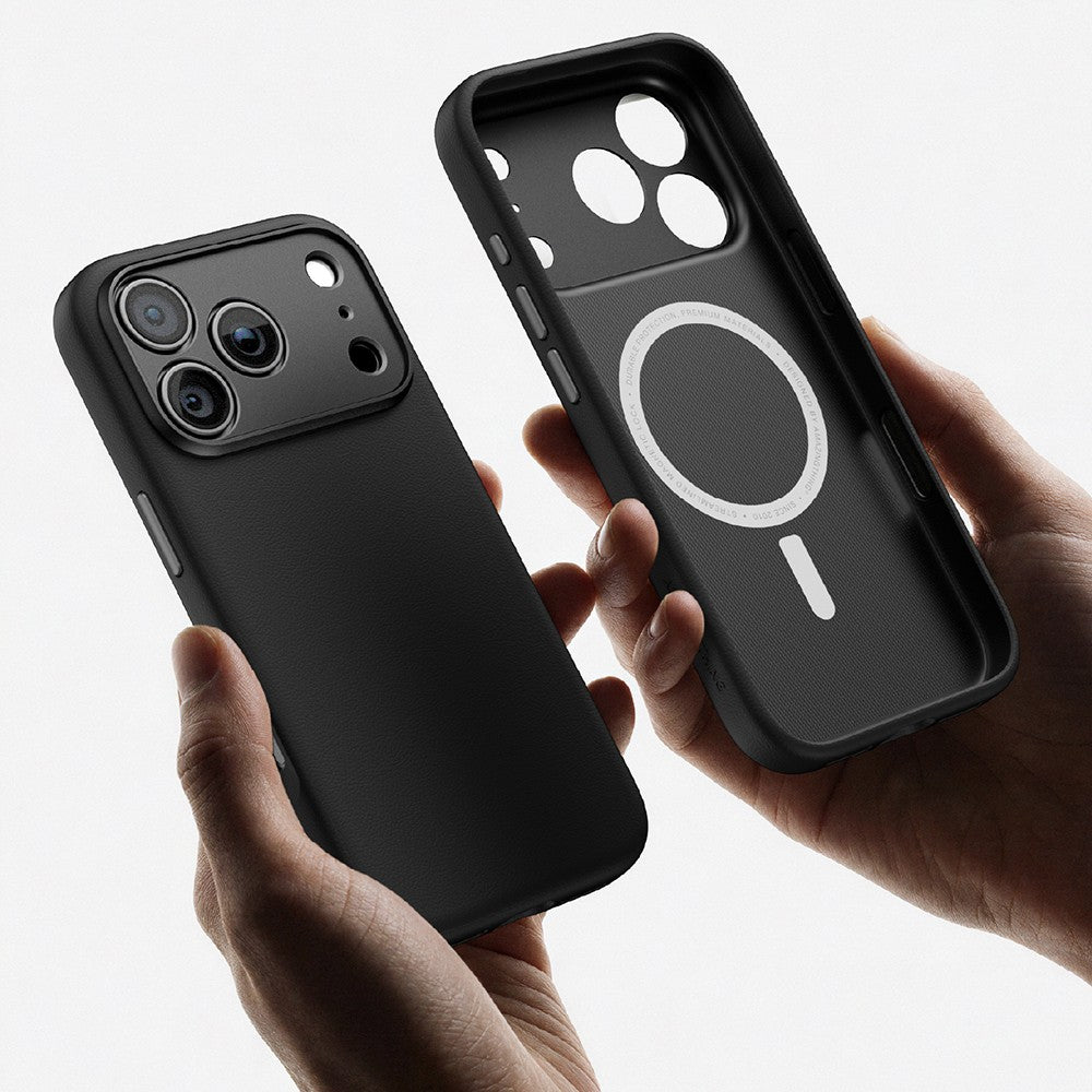 Apple iPhone 18 Pro Max Kılıf M-Safe Şarj Özellikli Airbag Tasarımlı AmazingThing Glamour SLens Serisi Kapak