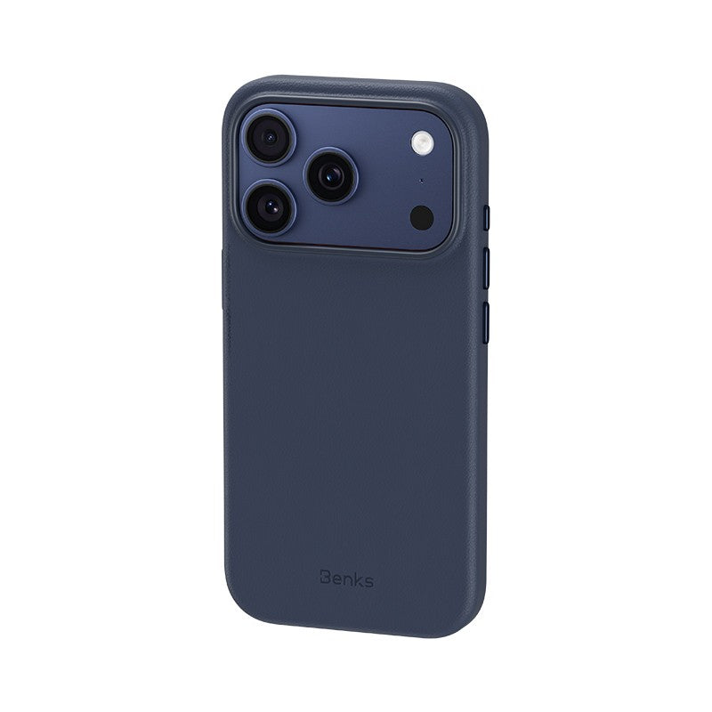 Apple iPhone 18 Pro Max Kılıf M-safe Şarj Özellikli Çizilmeye Dayanıklı Benks VitaPro Serisi PU Deri Kapak