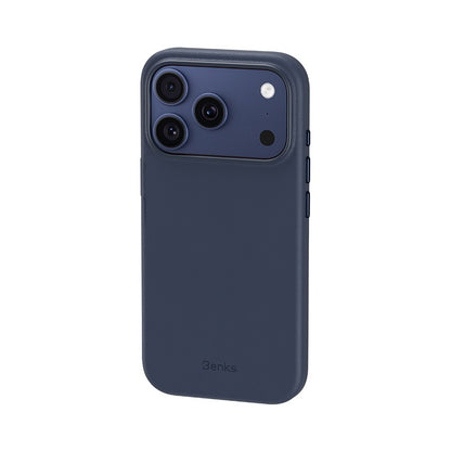 Apple iPhone 18 Pro Max Kılıf M-safe Şarj Özellikli Çizilmeye Dayanıklı Benks VitaPro Serisi PU Deri Kapak