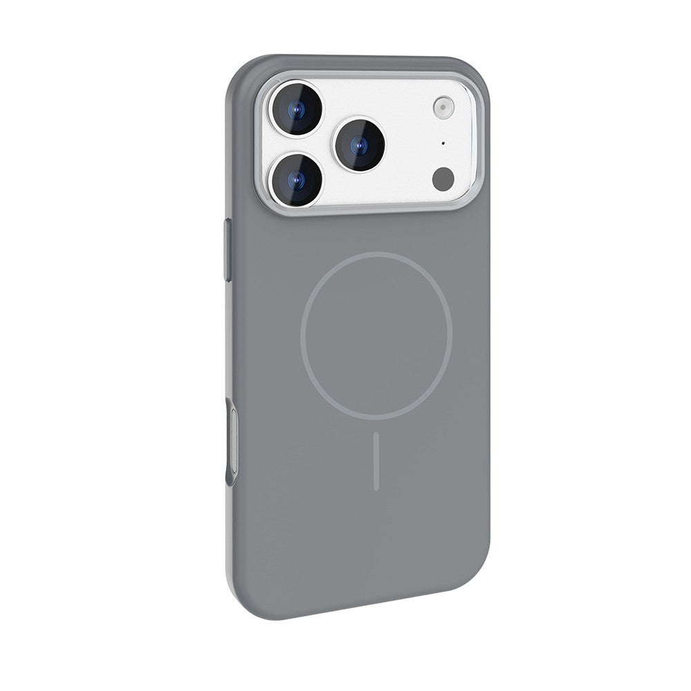 Apple iPhone 18 Pro Max Kılıf M-Safe Şarj Özellikli Metal Kamera Çerçeveli Zore Edi Silikon Kapak