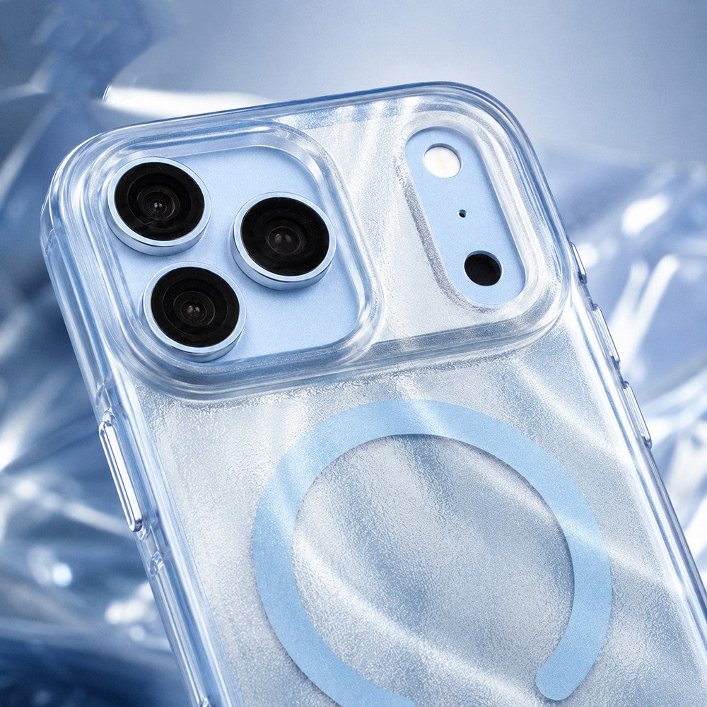 Apple iPhone 18 Pro Max Kılıf M-safe Şarj Özellikli Mutural Glow Desert Serisi Kapak