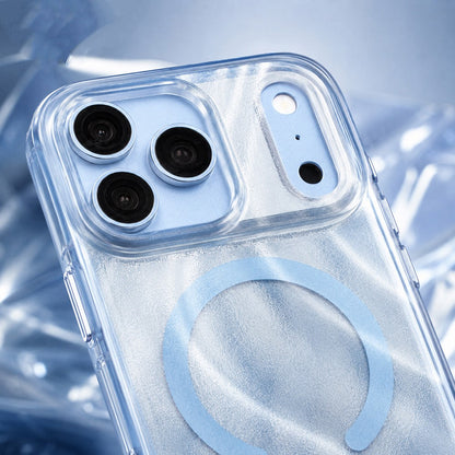 Apple iPhone 18 Pro Max Kılıf M-safe Şarj Özellikli Mutural Glow Desert Serisi Kapak