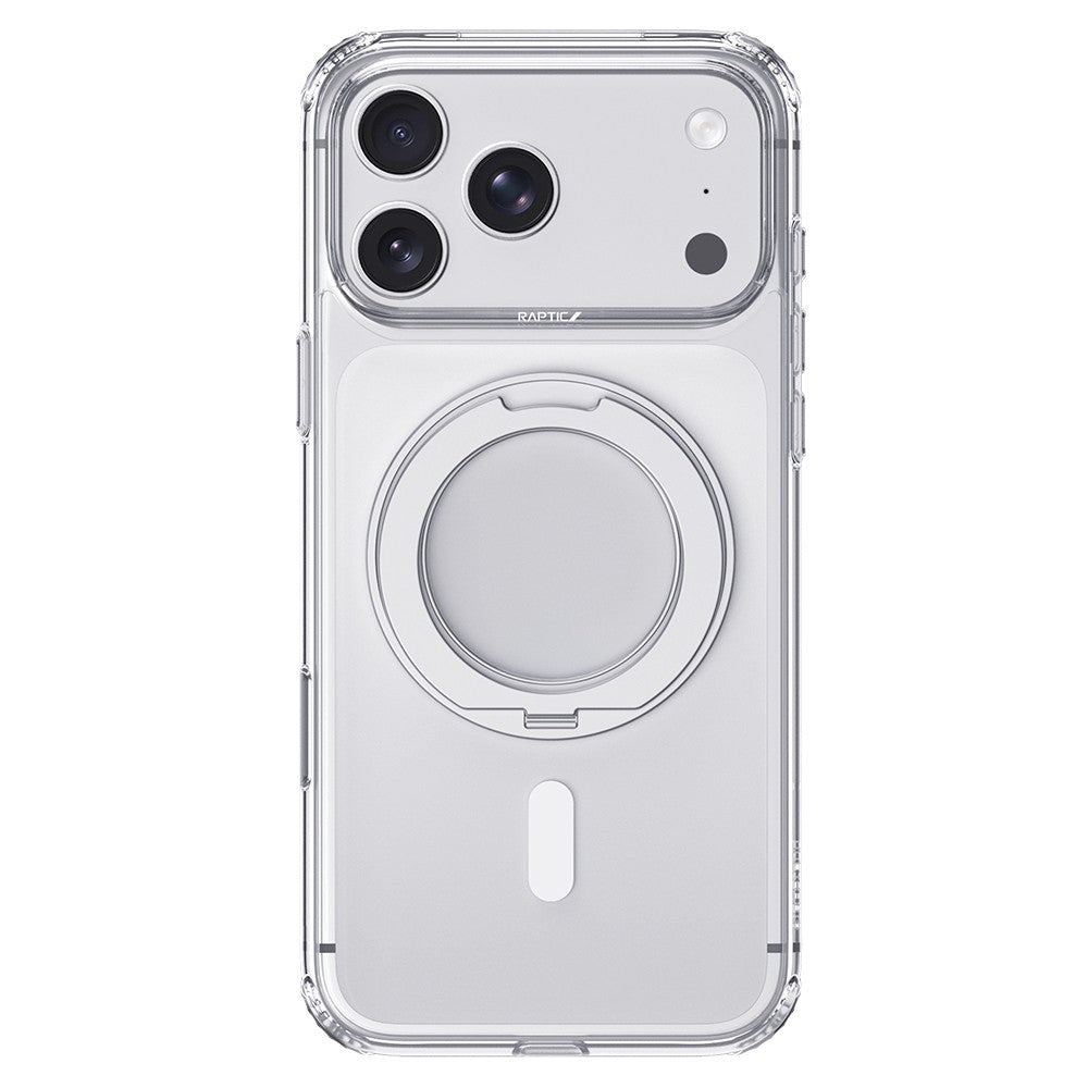 Apple iPhone 18 Pro Max Kılıf M-safe Şarj Özellikli Raptic Air Stand Serisi Arka Yüzey Standlı Kapak