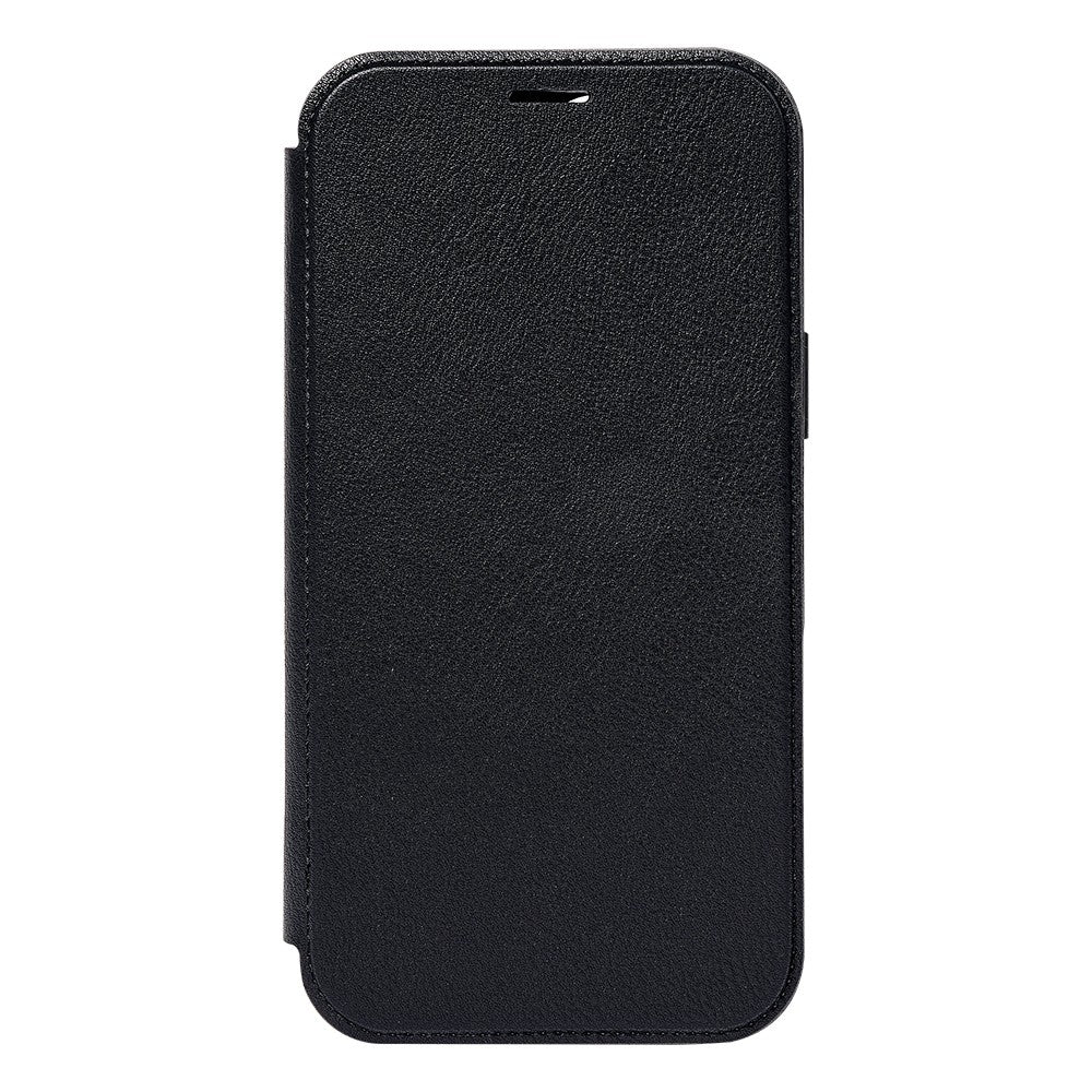 Apple iPhone 18 Pro Max Kılıf M-safe Şarj Özellikli Vegan Deri Tasarımlı Şeffaf Arka Yüzey Kartlıklı Raptic Urban Folio Serisi Kapak