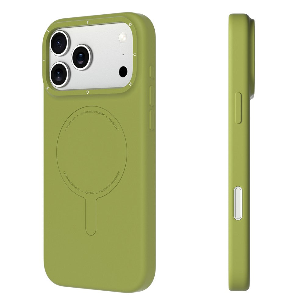 Apple iPhone 18 Pro Max Kılıf M-Safe Şarj Özellikli Youngkit Morandi Serisi Kapak