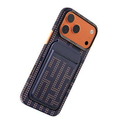 Apple iPhone 18 Pro Max Kılıf Raptic 2in1 Bundle Kit Aramid Skin Grid Serisi Kartlık ve Karbon Kapak