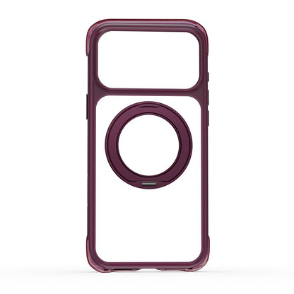 Apple iPhone 18 Pro Max Kılıf Wiwu AG-203 AeroGuard Ultra Serisi M-safe Şarj Özellikli Airbag Tasarımlı Standlı Kapak