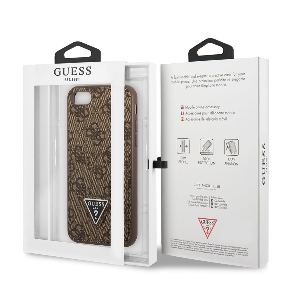 Apple iPhone 7 Case GUESS Double Card Holder Cover Black