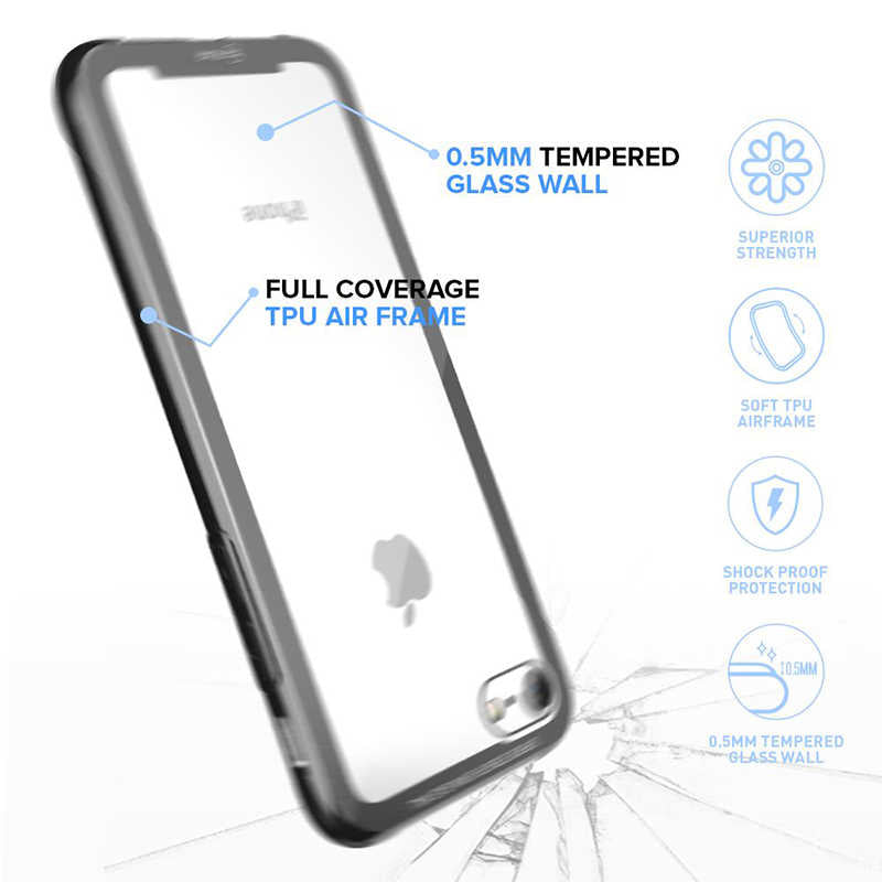 Apple iPhone 7 Case Roar Glassoul Airframe Cover Gray