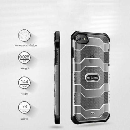 Apple iPhone 8 Kılıf Wlons Mit Kapak Siyah
