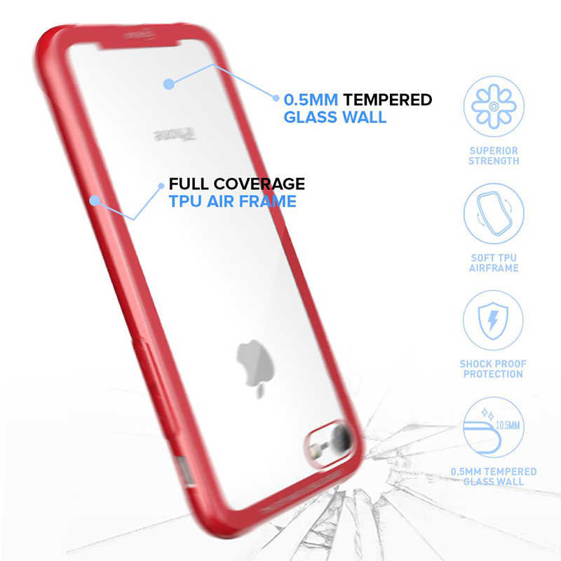 Apple iPhone 8 Case Roar Glassoul Airframe Cover White