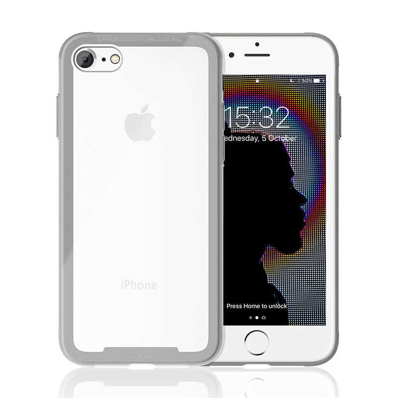 Apple iPhone 8 Case Roar Glassoul Airframe Cover Gray