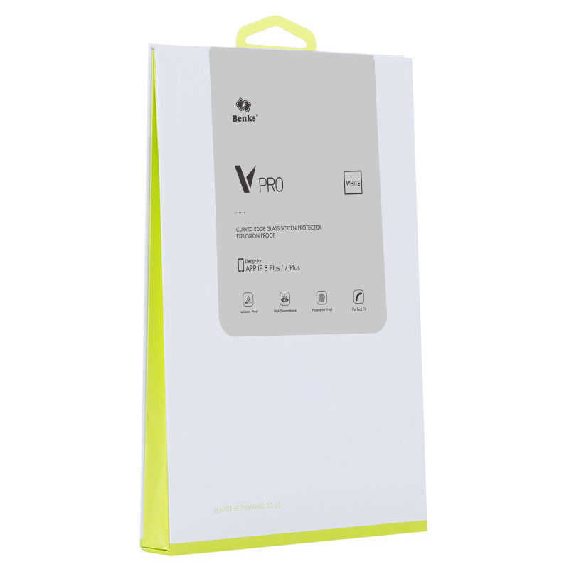 Apple iPhone 8 Plus Benks 0.3mm V Pro Screen Protector White
