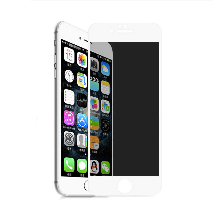 Apple iPhone 8 Plus Davin 5D Privacy Cam Ekran Koruyucu