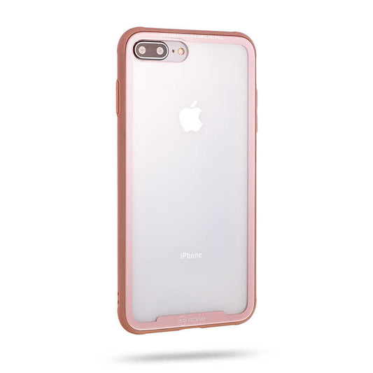 Apple iPhone 8 Plus Case Roar Glassoul Airframe Cover Rose Gold
