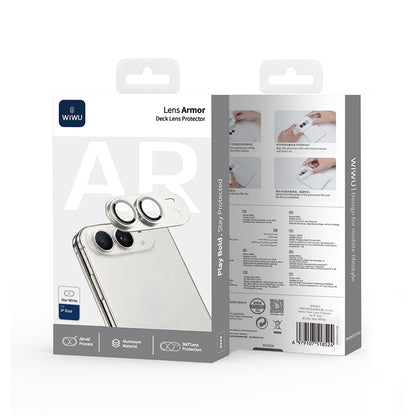 Apple iPhone Duo Wiwu LG-012 Armor Deck Oleofobik Anti Reflective 9H Kamera Lens Koruyucu