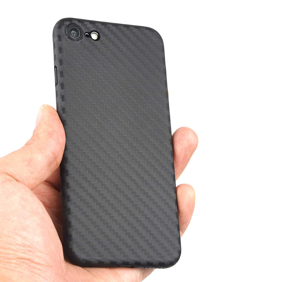 Apple iPhone SE 2020 Case Wiwu Skin Carbon PP Cover Black