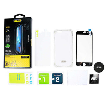 Apple iPhone SE 2022 Go Des 5 in 1 Full Body Shield Black