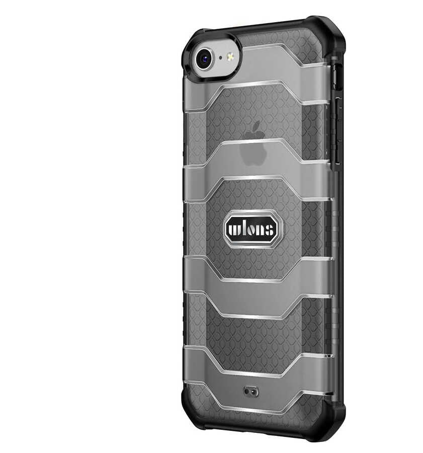 Apple iPhone SE 2022 Kılıf Wlons Mit Kapak Siyah