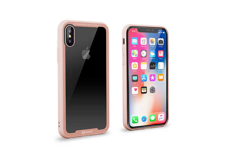 Apple iPhone X Case Roar Glassoul Airframe Cover White