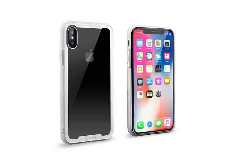 Apple iPhone X Case Roar Glassoul Airframe Cover Rose Gold