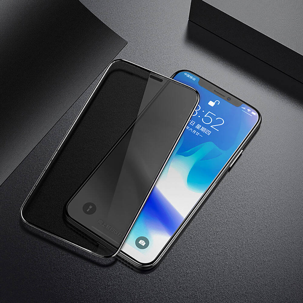 Benks Privacy Air Shield Screen Protector for Apple iPhone XR 6.1 with Hydrophobic and Oleophobic Features, 10-Pack Transparent 
