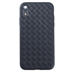 Apple iPhone XR Case Benks Weavelt TPU Protective Cover Black