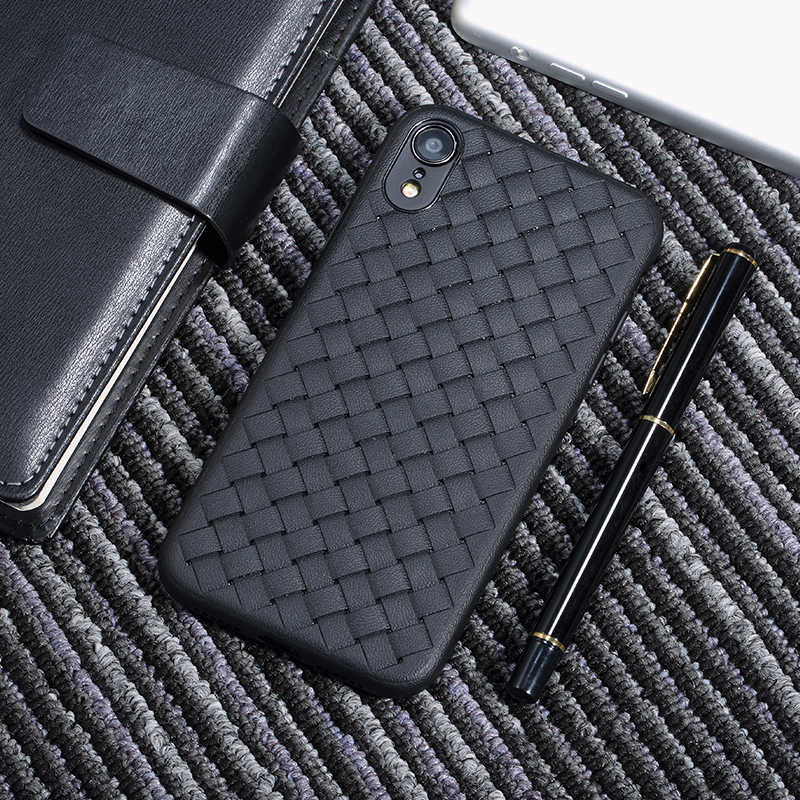 Apple iPhone XR Case Benks Weavelt TPU Protective Cover Black
