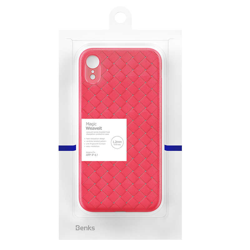 Apple iPhone XR Case Benks Weavelt TPU Protective Cover Red
