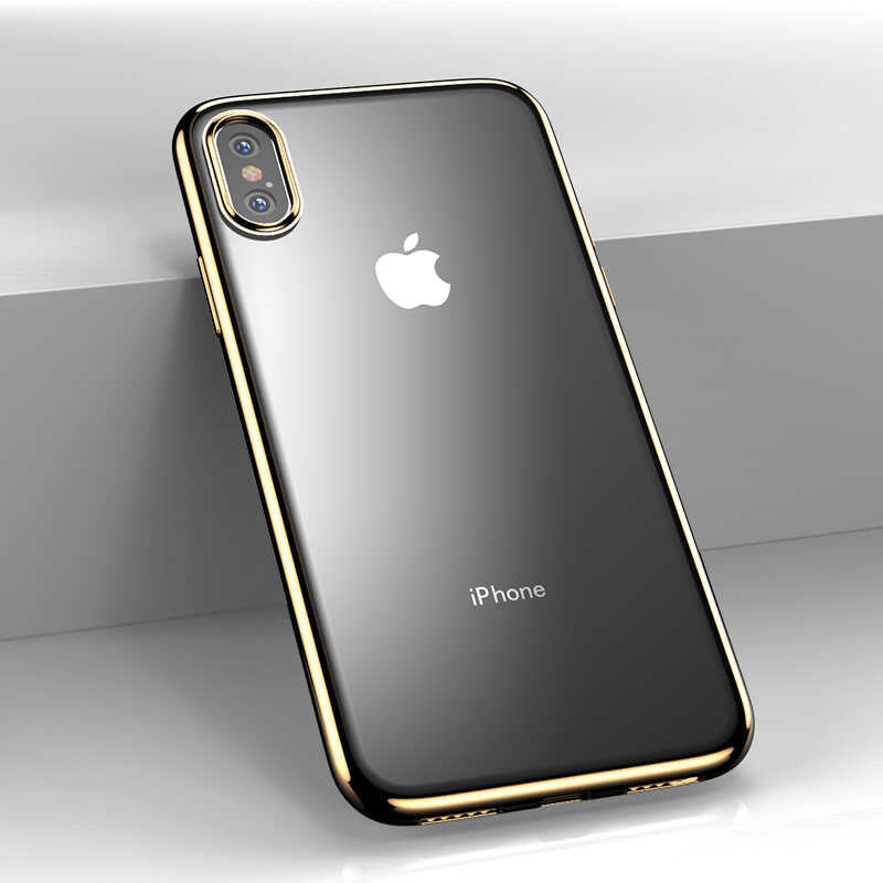 Apple iPhone XS Max 6.5 Benks Magic Glitz Ultra-Thin Transparent Protective Soft Cover Gold