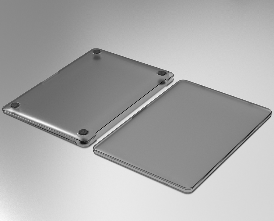 Apple Macbook 13.6&prime; Air M3 A3113 Wiwu Macbook iShield Hard Shell Kapak Siyah