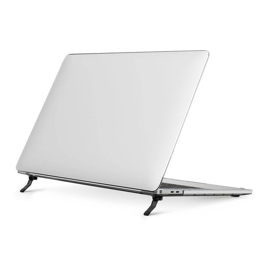 Apple Macbook 13.6&quot; Air M3 A3113 Wiwu Macbook iShield Standlı Shield Kapak Beyaz