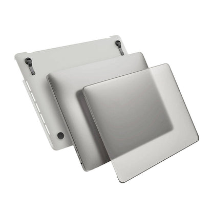 Apple Macbook 15&quot; Air M2 2024 A2941 Wiwu Macbook iShield Standlı Shield Kapak Beyaz