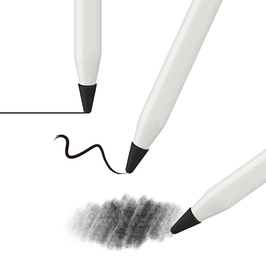 Apple Pencil Araree A Tip Dokunmatik Kalem Ucu Siyah
