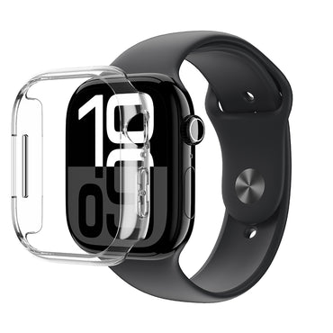 Apple Watch 10 42mm Amazingthing Radix Minimal FrameLite Sert PC Kasa Koruyucu Şeffaf