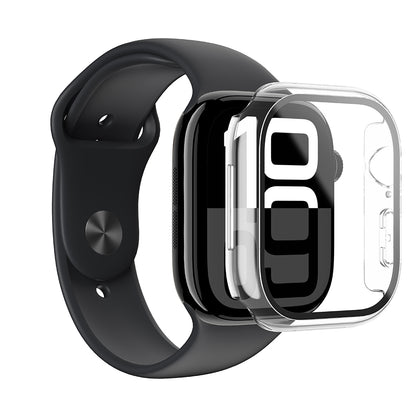 Apple Watch 10 42mm Amazingthing Radix Minimal FullGuard Sert PC Kasa ve Ekran Koruyucu Şeffaf