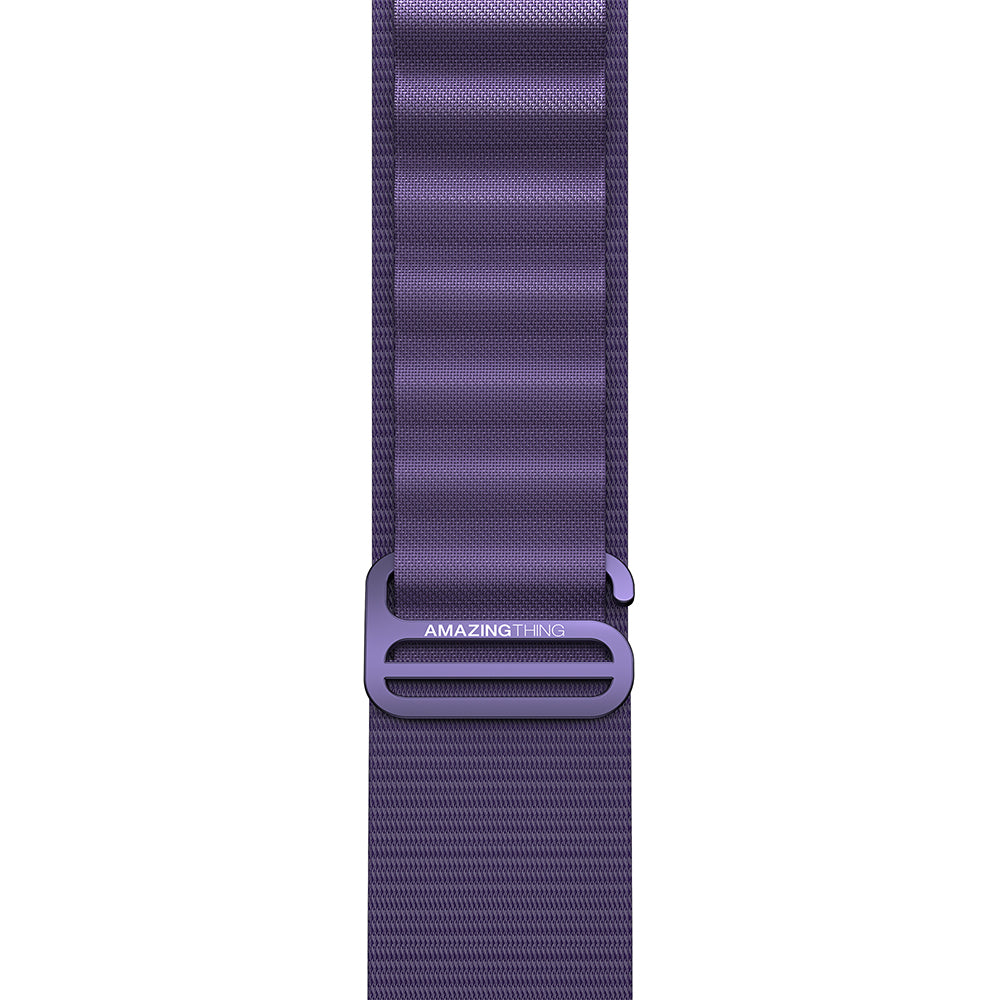 Apple Watch 10 42mm Amazingthing Titan Spor Hasır Kordon Siyah