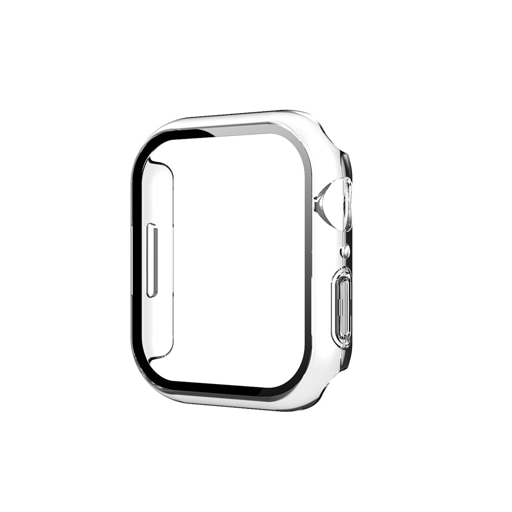 Apple Watch 10 42mm Sert PC Kasa ve Ekran Koruyucu Zore Watch Gard 37 Siyah