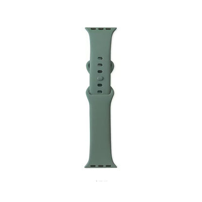 Apple Watch 10 42mm Zore KRD-131 Silikon Kordon Strap Kayış Siyah