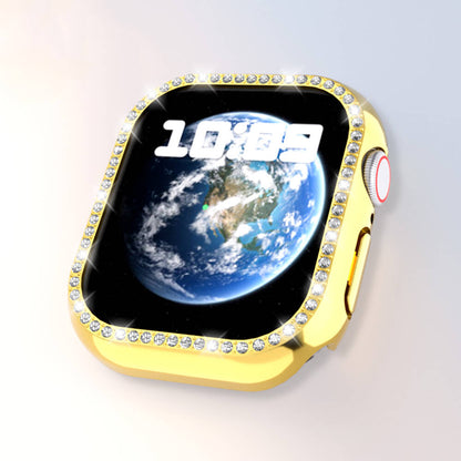 Apple Watch 10 42mm Zore Watch Gard 05 Sert PC Koruyucu Gold