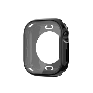 Apple Watch 10 46mm 360 Derece Korumalı Kasa ve Ekran Koruyucu Zore Watch Gard 12 Gümüş