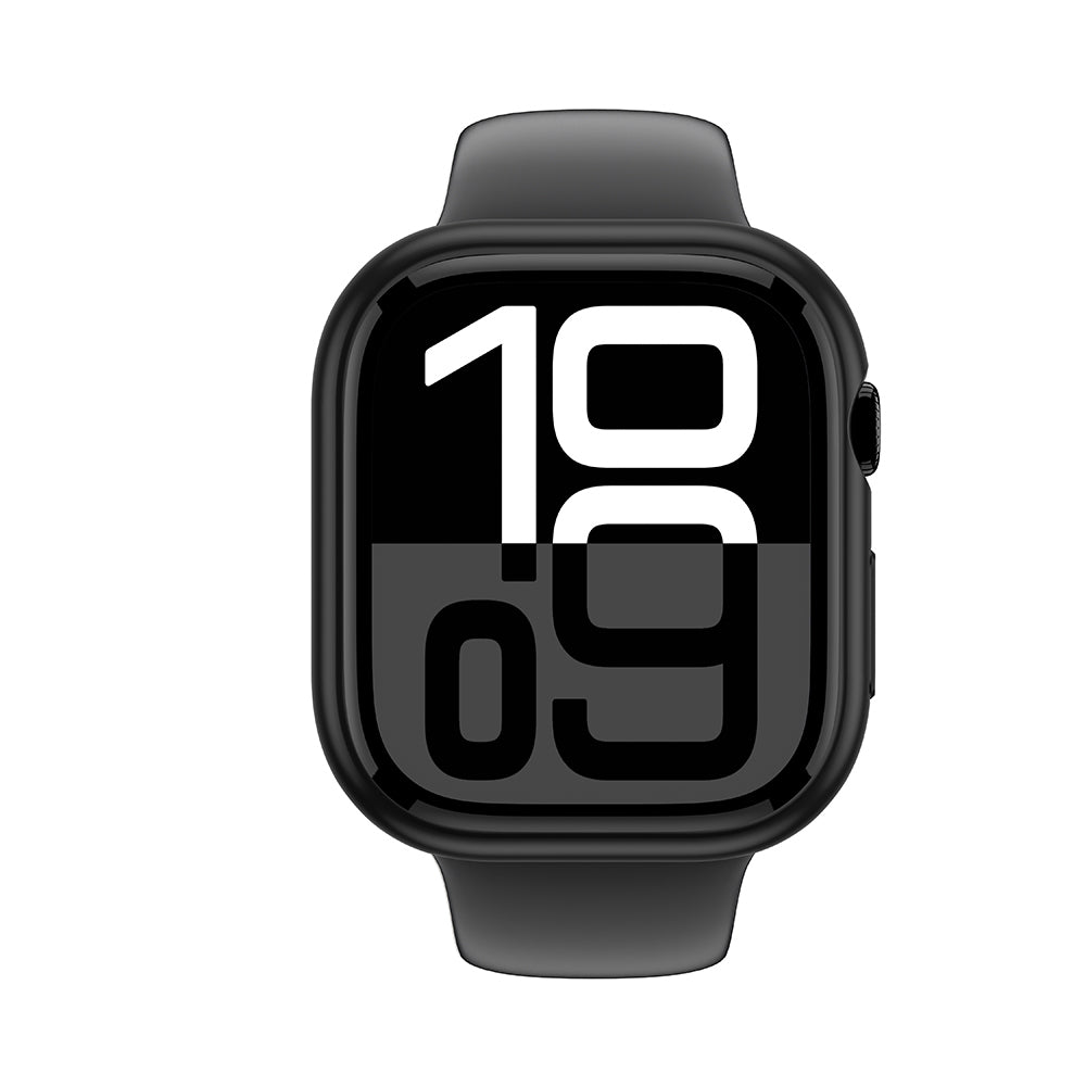Apple Watch 10 46mm Amazingthing Radix Minimal FrameLite Sert PC Kasa Koruyucu Gümüş