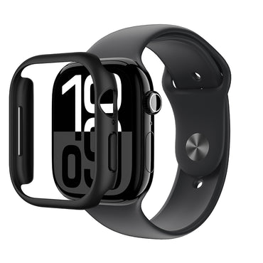 Apple Watch 10 46mm Amazingthing Radix Minimal FrameLite Sert PC Kasa Koruyucu Gümüş