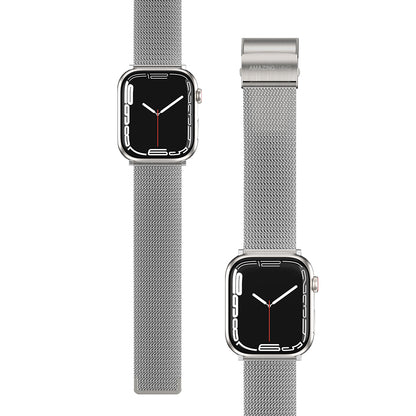 Apple Watch 10 46mm Amazingthing Titan Metal Hasır Kordon Siyah