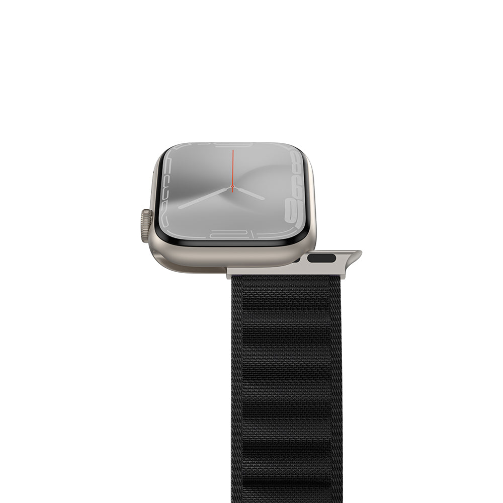 Apple Watch 10 46mm Amazingthing Titan Spor Hasır Kordon Siyah
