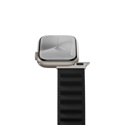 Apple Watch 10 46mm Amazingthing Titan Spor Hasır Kordon Siyah