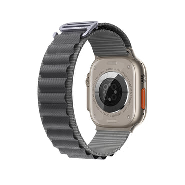 Apple Watch 10 46mm Amazingthing Titan Spor Hasır Kordon Siyah